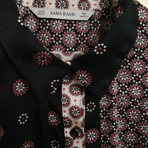 *Zara* long sleeve placket front dress. - Picture 4 of 4